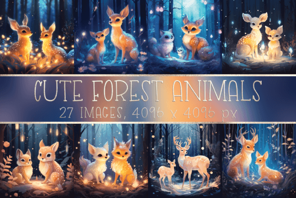 Adorable Woodland Charm: Using Cute Forest Animal Printable Images