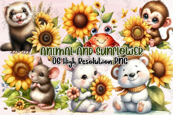 Animal and Sunflower Sublimation Clipart: A Designer's Toolkit
