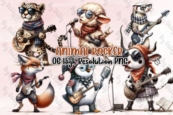 Animal Rocker Sublimation Clipart PNG: Unleash Your Creative Edge