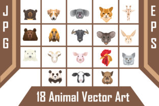 Animal Vector Art - 18: A Versatile Design Asset