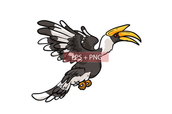 Bring the Tropics to Your Design Projects with Hornbill Illustrations