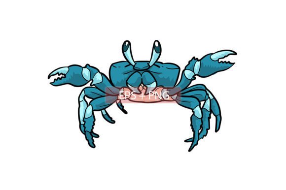 Crab Sea Animal Illustration: A Versatile Design Asset