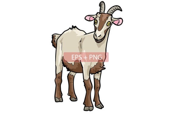 Creative Uses for Goat Mammals Animal Illustration Assets