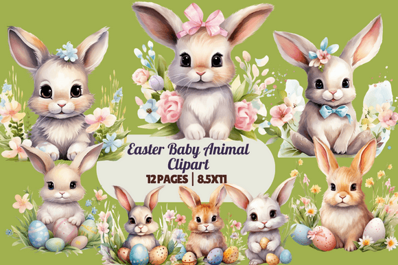 Easter Baby Animal Clipart: A Springboard for Creative Projects