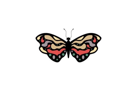 Flat Design Butterfly Vector Animal: Modern Graphic Asset