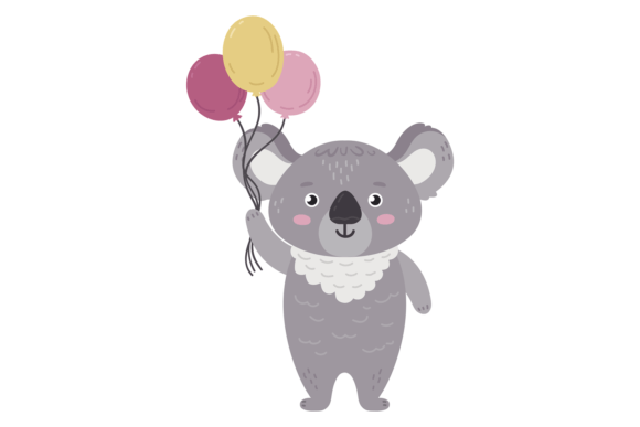Unpacking the Charm of Koala with Balloons Bunch