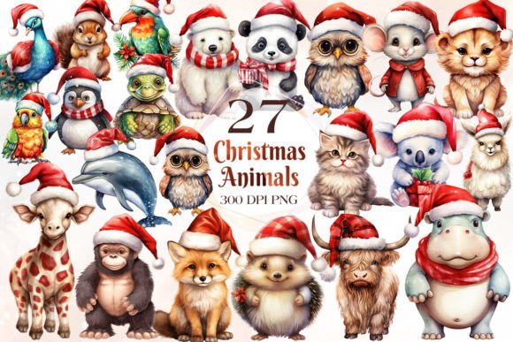Unwrapping the Magic of Christmas Animal Sublimation Clipart